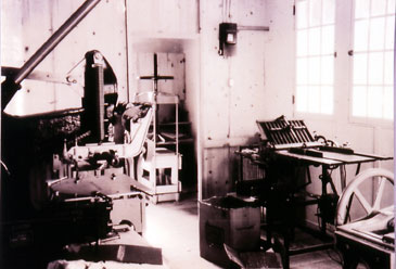 Interior of the Rydal Press, ca 1934